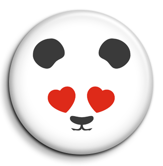 Badge PANDA-TRIBU Passionné