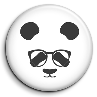 Badge PANDA-TRIBU Sérieux