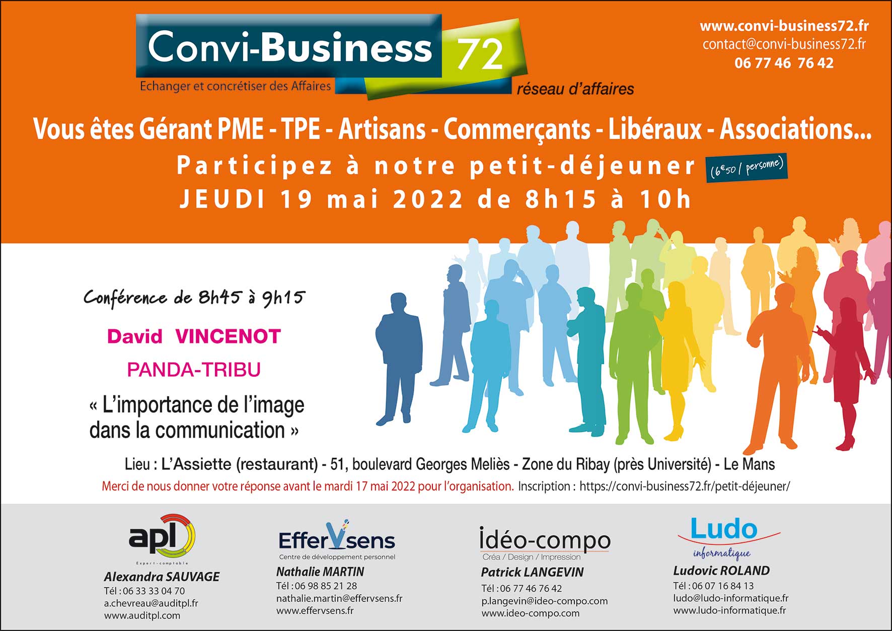Convi-Business72 PANDA-TRIBU Invitation 19 mai 2022